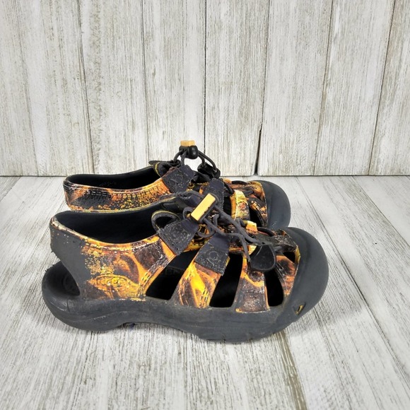 Keen Shoes Keen Orange Yellow Black Flame Water Shoe Sandals Baby